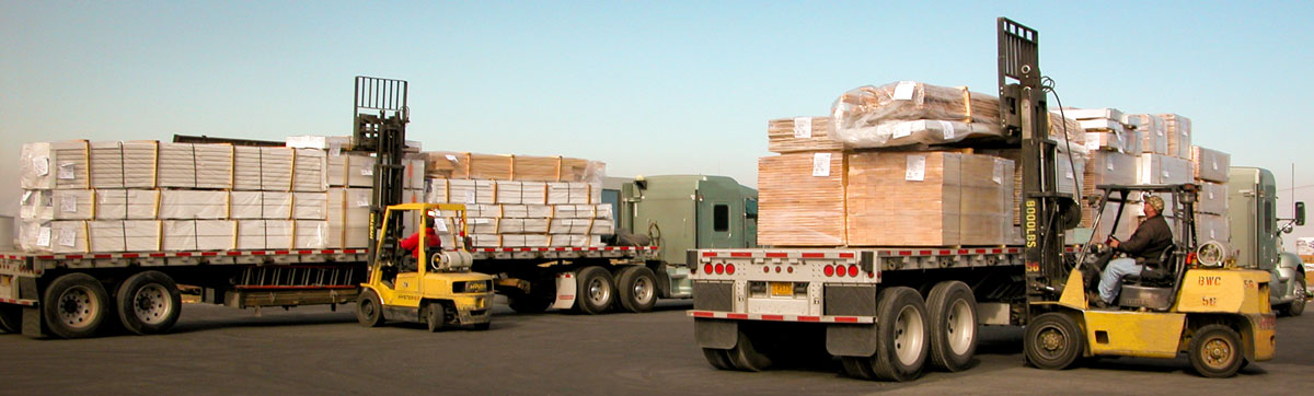 Loading two mixed truck shipments