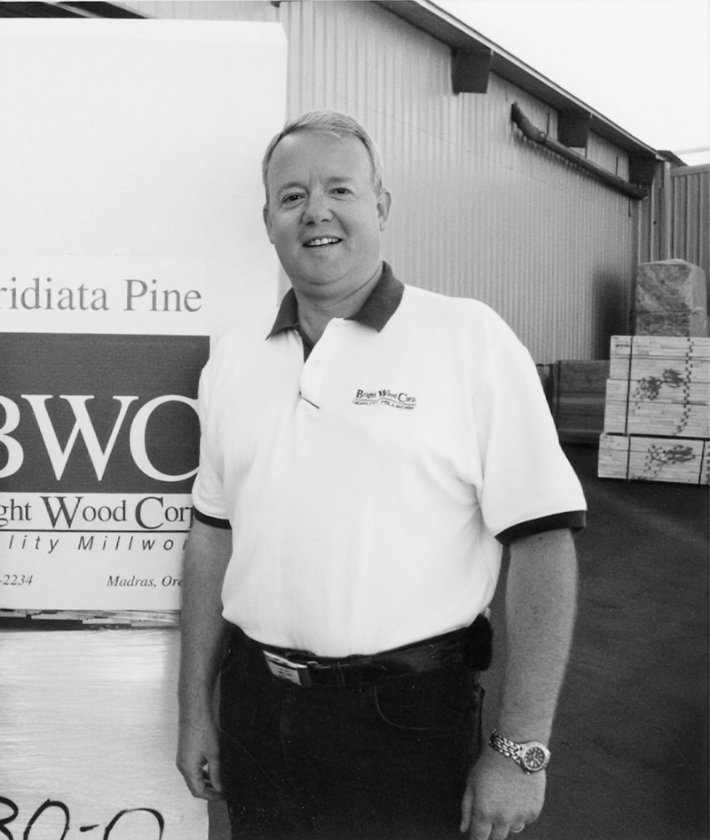 Bright Wood salesperson Lonnie Ramey in 2001