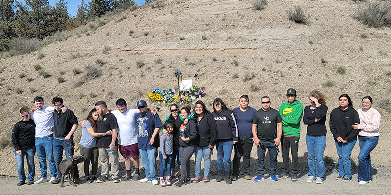 memorial_road Roadside memorial for Allen Pemble Jr