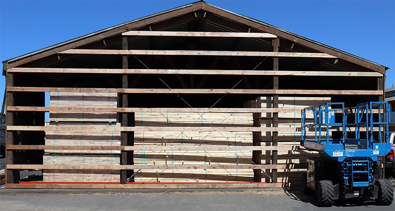 The old Jasa Mint Still is now one of the Bright Wood's shipping sheds