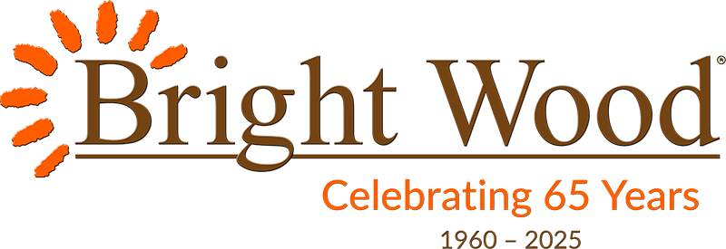Bright Wood logo - Celebrating 65 Years