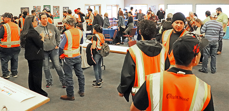 Bright Wood Benefits Fair at the Madras site on April 1, 2025
